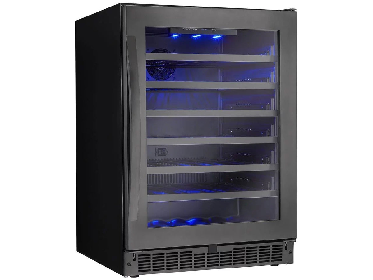 Danby SSWC056D1B-S 5.6 cu. ft. Sydney 24" Single-Zone Wine Cellar Black with Stainless Steel