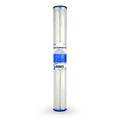 Pleated Poly Sediment Water Filter Cartridge Standard 2.5x20" 5 Micron 4 Pack