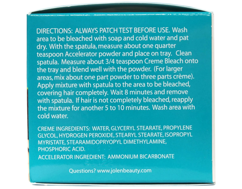 Jolen Creme Bleach Lightens Dark Hair Original Formula Kit, - 6 Pack