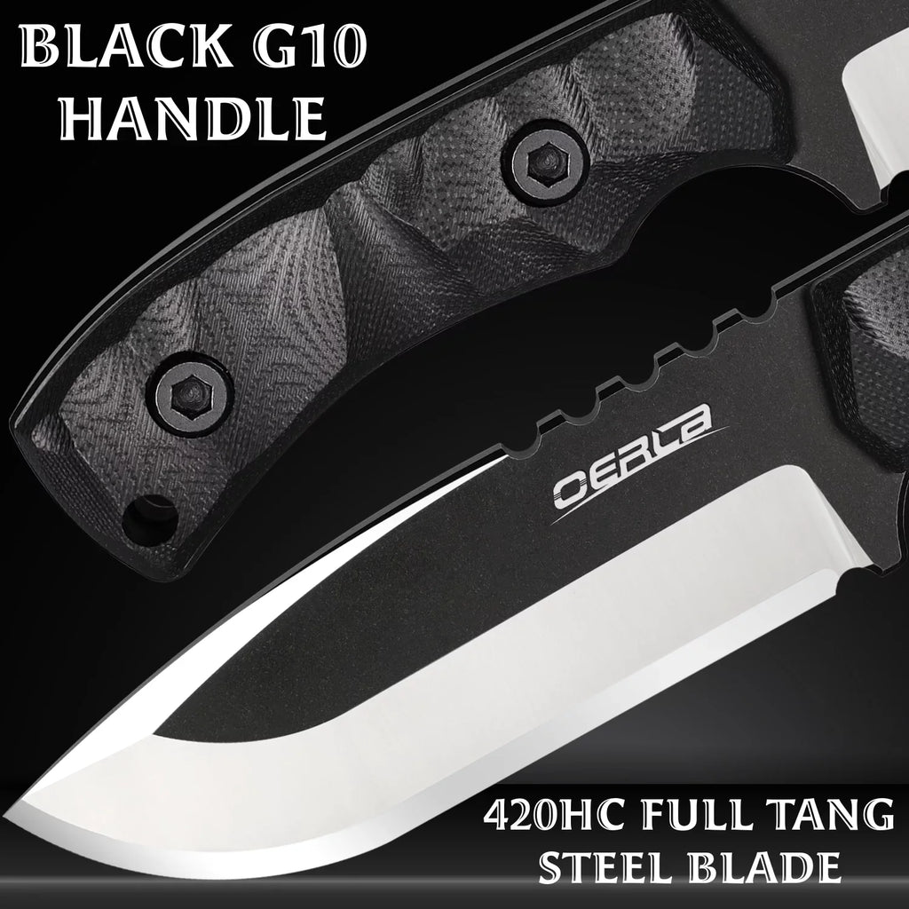 OERLA DE-0014 Fixed Blade Knife Full Tang Outdoor Camping Hunting Survival Knife