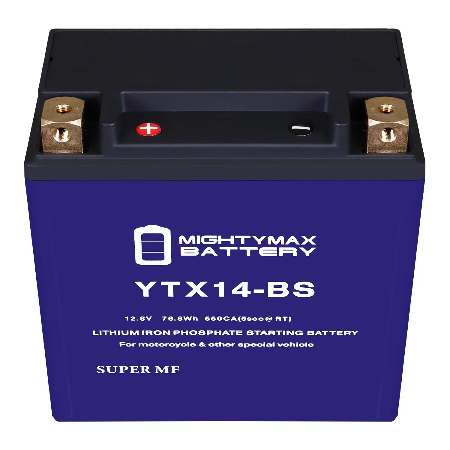 YTX14-BS Lithium Replacement Battery Compatible with Moto Guzzi 750 V7 III Dark 18