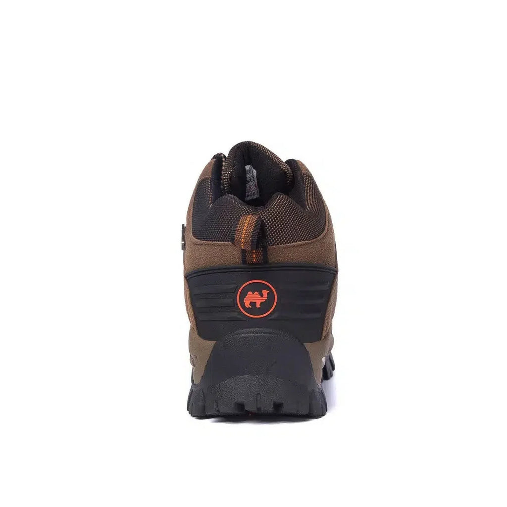 Women‘s High Top Lace Up Suede Leather Hiking Shoes  Waterproof Non Slip Outdoor Sneakers  Women‘s Footwear