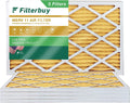 Filterbuy 20x30x1 MERV 11 Pleated HVAC AC Furnace Air Filters (5-Pack)