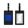 Centon OTM Monogram Leather Bag Tag Inversed Black Marine N TAGV1BLK-M06M-N