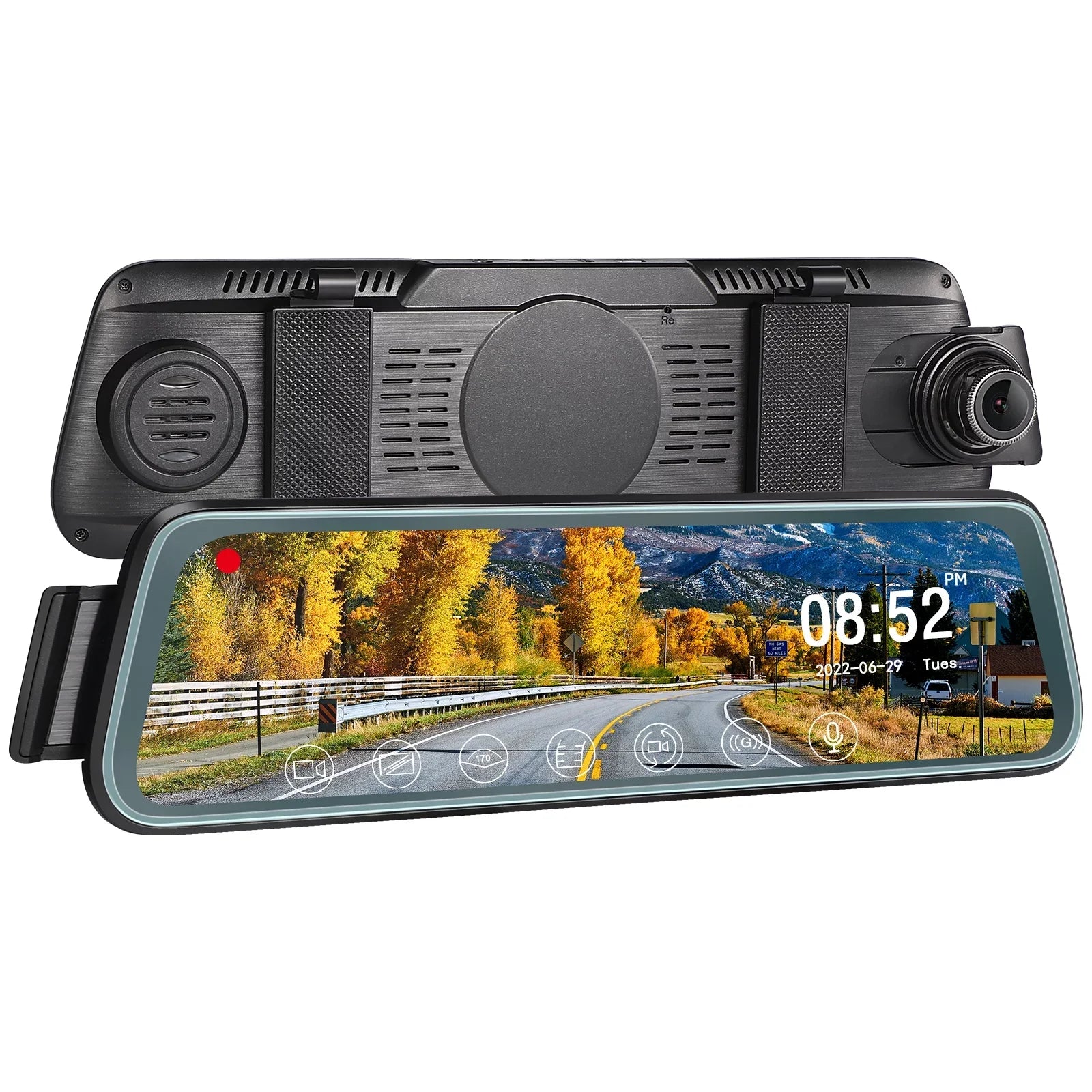 Cheefull Reverse Camera for Car  Recorder 1080P Front and Rear Vehicles Recorder Dash Camera  1 Set Car Backup Camera Driving Camera Dash