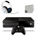 Microsoft Xbox One Original 500GB Gaming Console Black With Astro A10 Headset Gaming BOLT AXTION Bundle Used White Blue