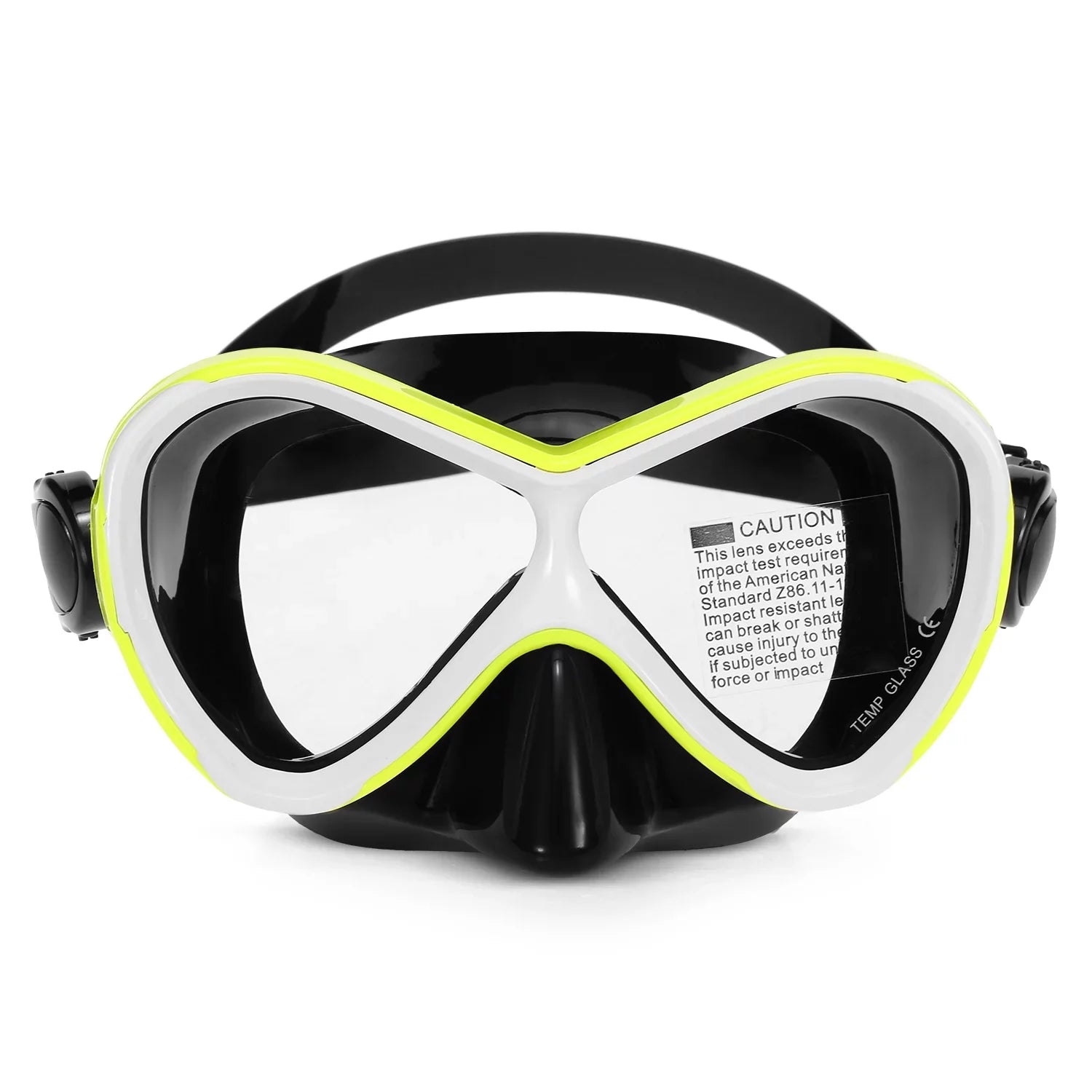 OWSOO Professional Swimming Goggles with  Snorkel Tube Set -fog Goggles for Snorkel