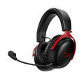 HyperX Cloud III Wireless – Gaming headset for PC, PS5, PS4, up to 120-hour Battery, 2.4GHz Wireless, 53mm angled drivers, Memory foam, Durable Frame, 10mm microphone – Black/Red