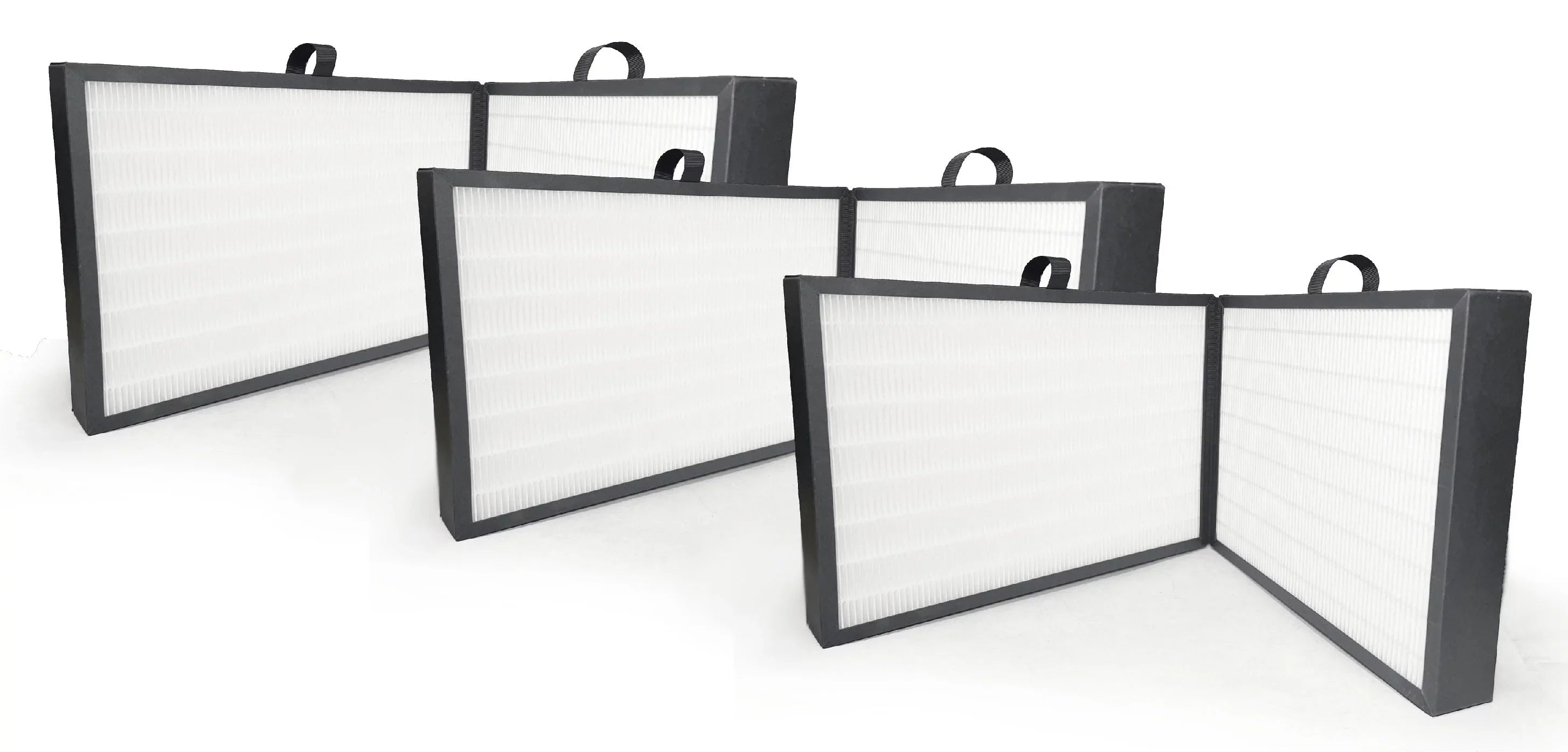 Nispira F7700 Protect 7700 SmartFilter Replacement 3-in-1 HEPA Activated Carbon Foldable | Blueair Protect 7770i, 7710i Extra Large Air Purifier | Remove Smoke, Dust, Chemical Smell | 3 Pk