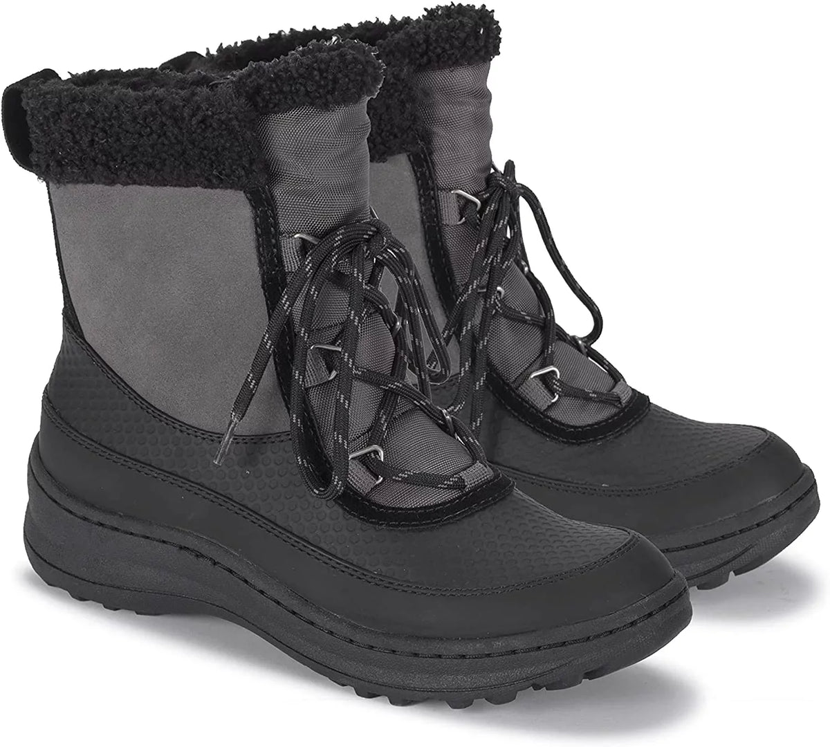 Baretraps ALTA Women's Boots Dark Grey/Black Suede Size 6 M (BT28513)