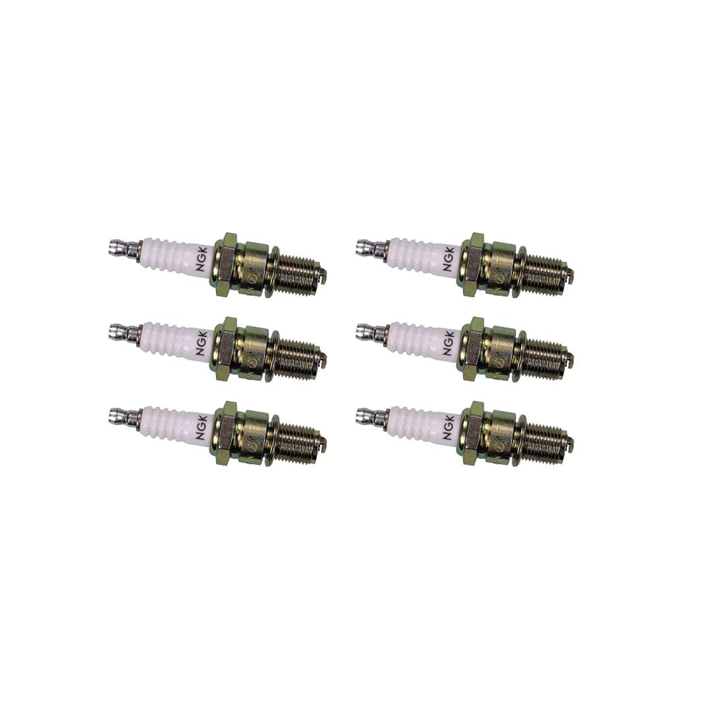 NGK Standard Series Spark Plug BKR6EK (6 Pack) for SAAB 900 SE 1994-1997 2.5L/2498cc