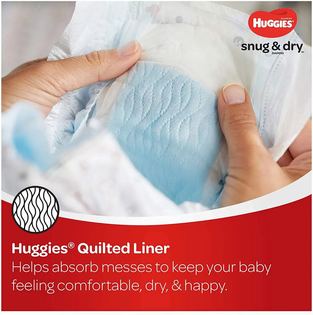 HUGGIES Snug and Dry Baby Diapers Big Pack, Size 3 88 Count