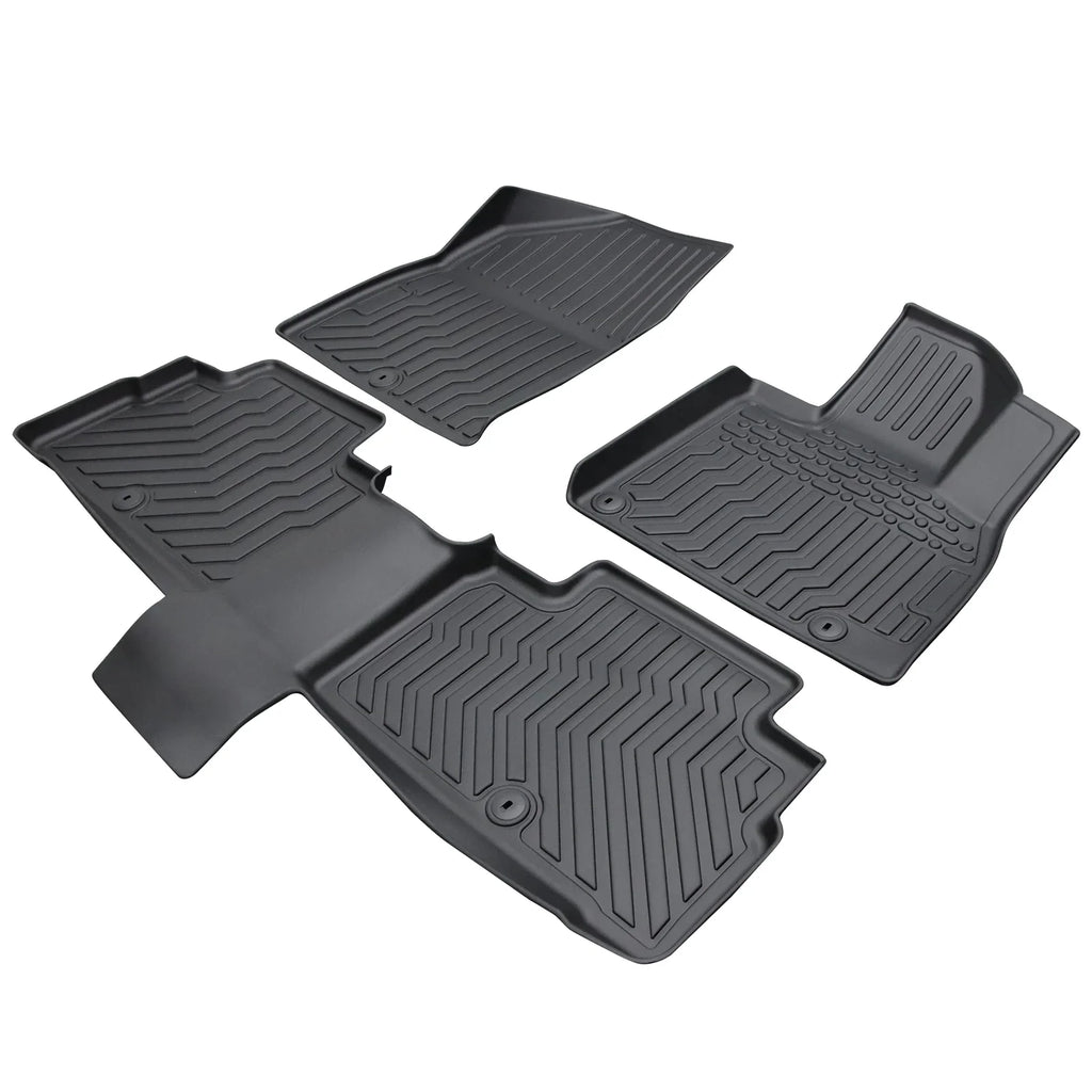 OWSOO Floor Mats,Floor 2020-2023 Bucket Center Car Telluride Bucket Kia Telluride Console Dazzduo Floor Telluride