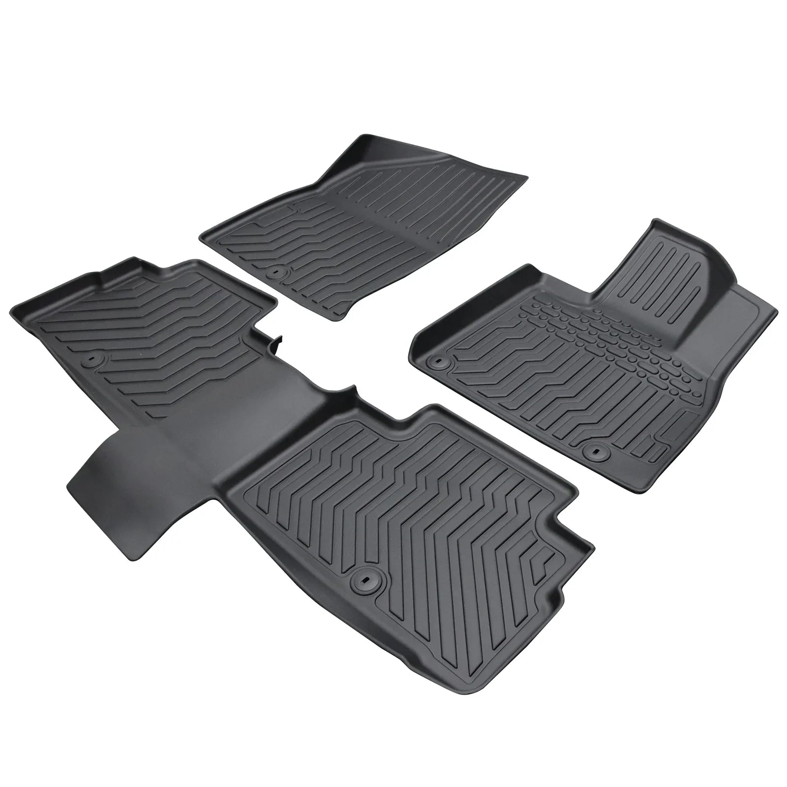 OWSOO Floor Mats,Floor 2020-2023 Bucket Center Car Telluride Bucket Kia Telluride Console Dazzduo Floor Telluride