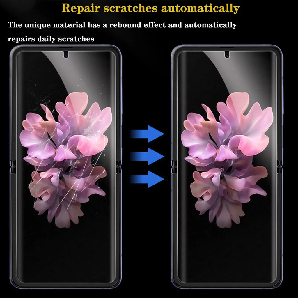 [3 Pack]Screen Protectors Compatible with Samsung Galaxy Z Flip 4 5G 2022, 3 Pack Inside Screen Self-Healing TPU Film