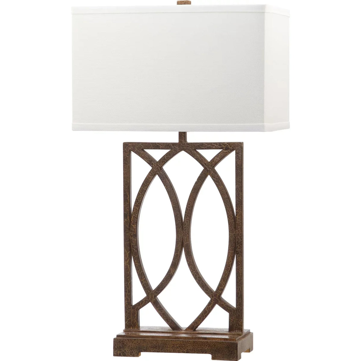 Safavieh Jago 29.5 in. H Interlocking Arcs Table Lamp, Set of 2