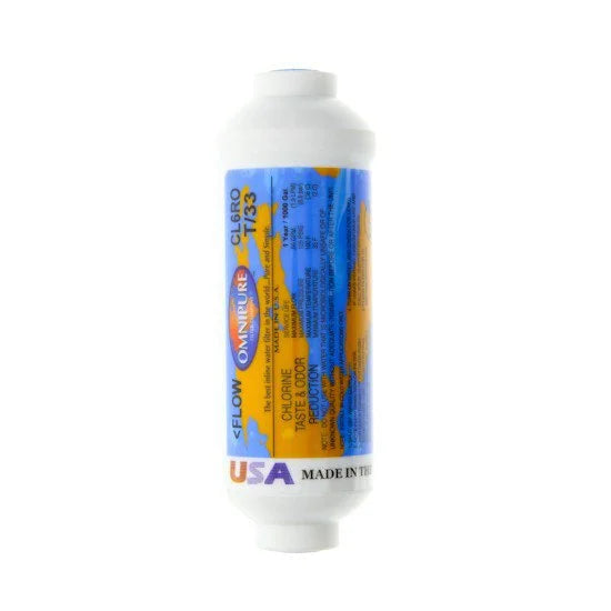 Package Of 6  Omnipure CL6ROT33-B GAC Inline Water Filter