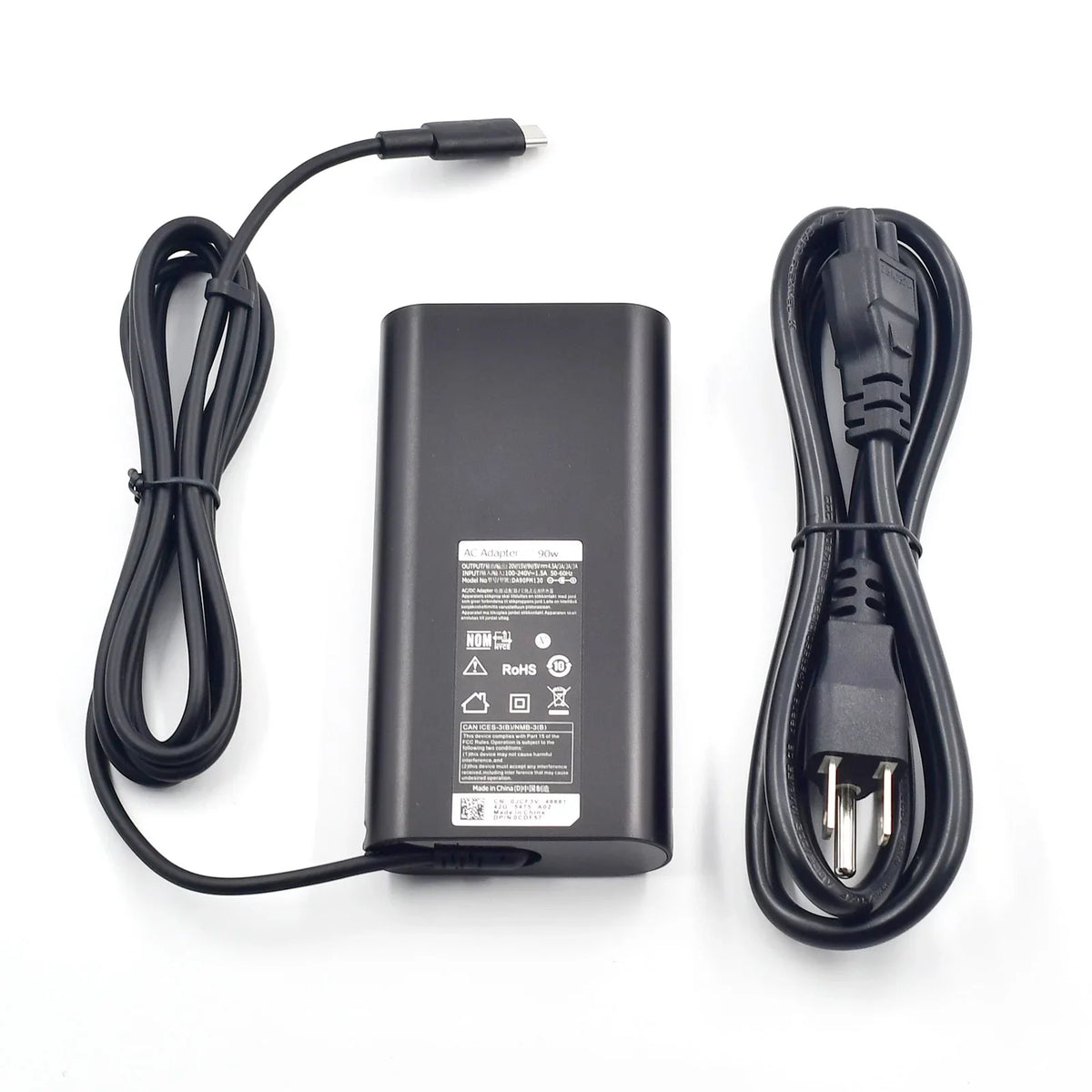 90W USBC Type C AC Adapter for Dell XPS 13 9370, 15 9560, Precision 5550, 5750, 3540 LA90PM170