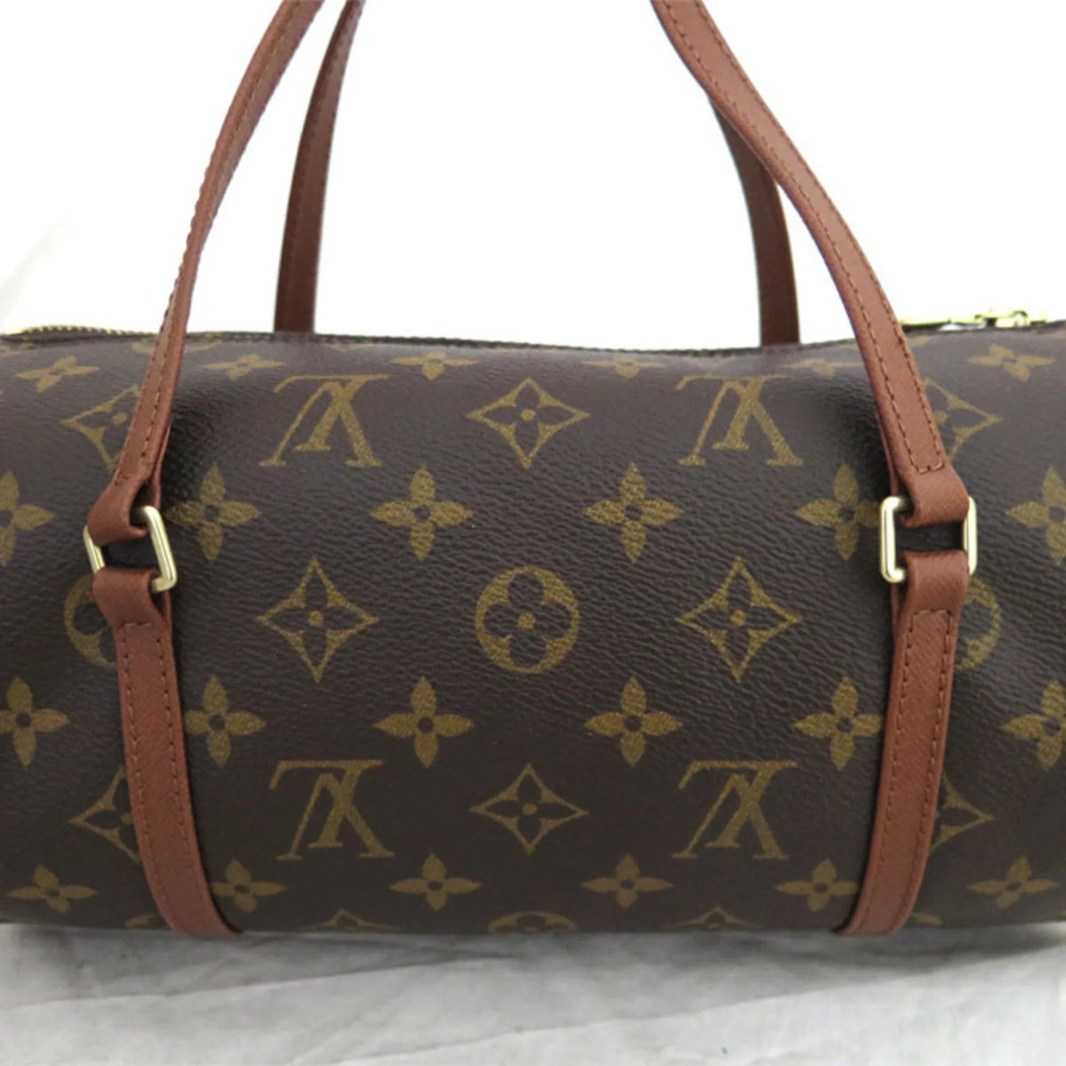 Pre-Owned Louis Vuitton LOUIS VUITTON Handbag Monogram Papillon Canvas Brown Women's M51366 (Good)