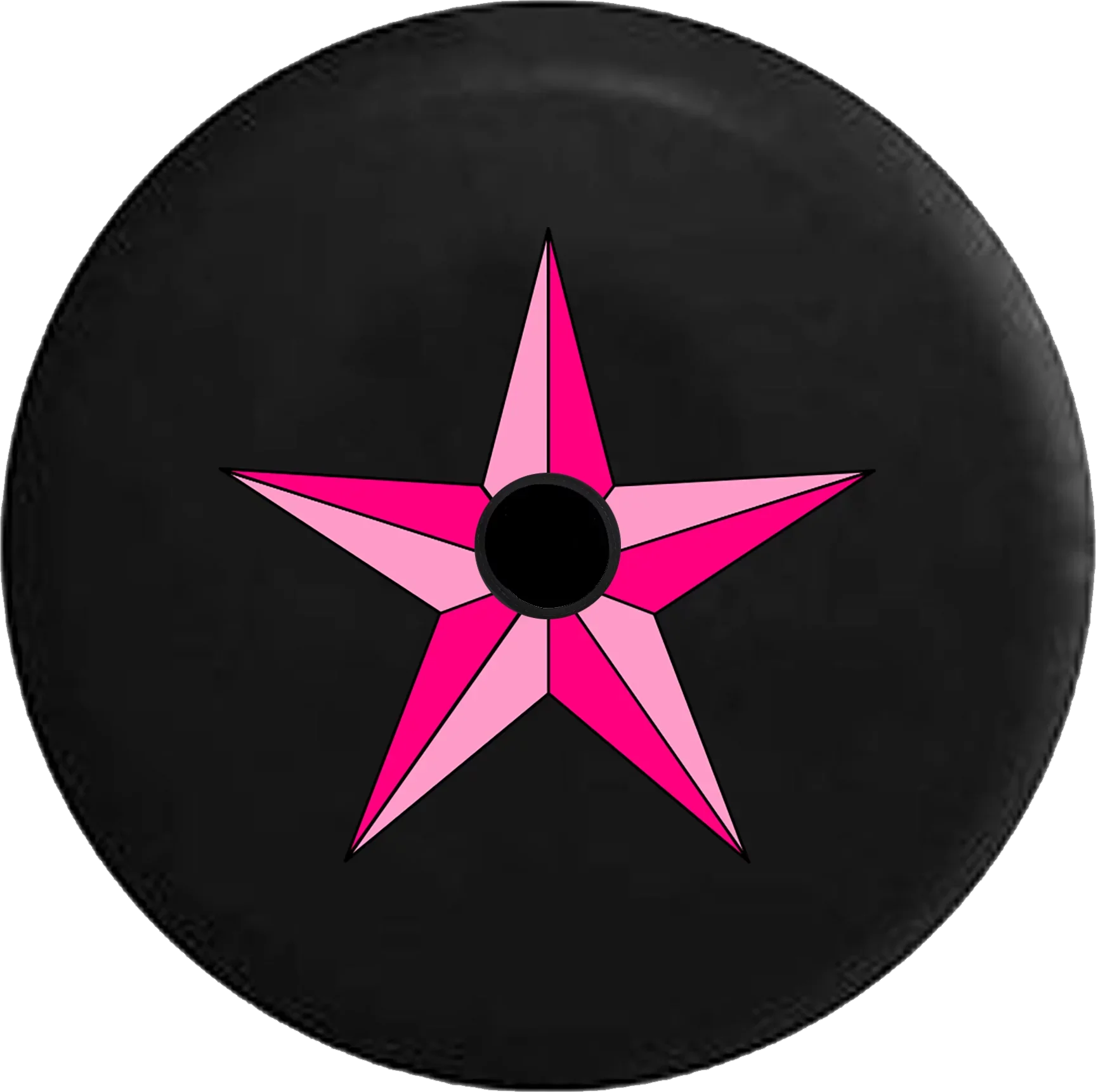 2018 2019 Wrangler JL Backup Camera Pink Nautical Star Girls Sea Life Ocean Spare Tire Cover for Jeep RV 32 Inch