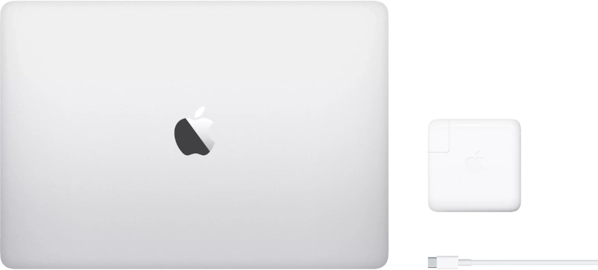 Apple MacBook Pro 13-inch (i5 1.4GHz, 128GB SSD) (Mid 2019, MUHQ2LL/A) - Silver Bundle with Black Zipper Sleeve + Laptop Starter Kit + Cleaning Kit (Refurbished)