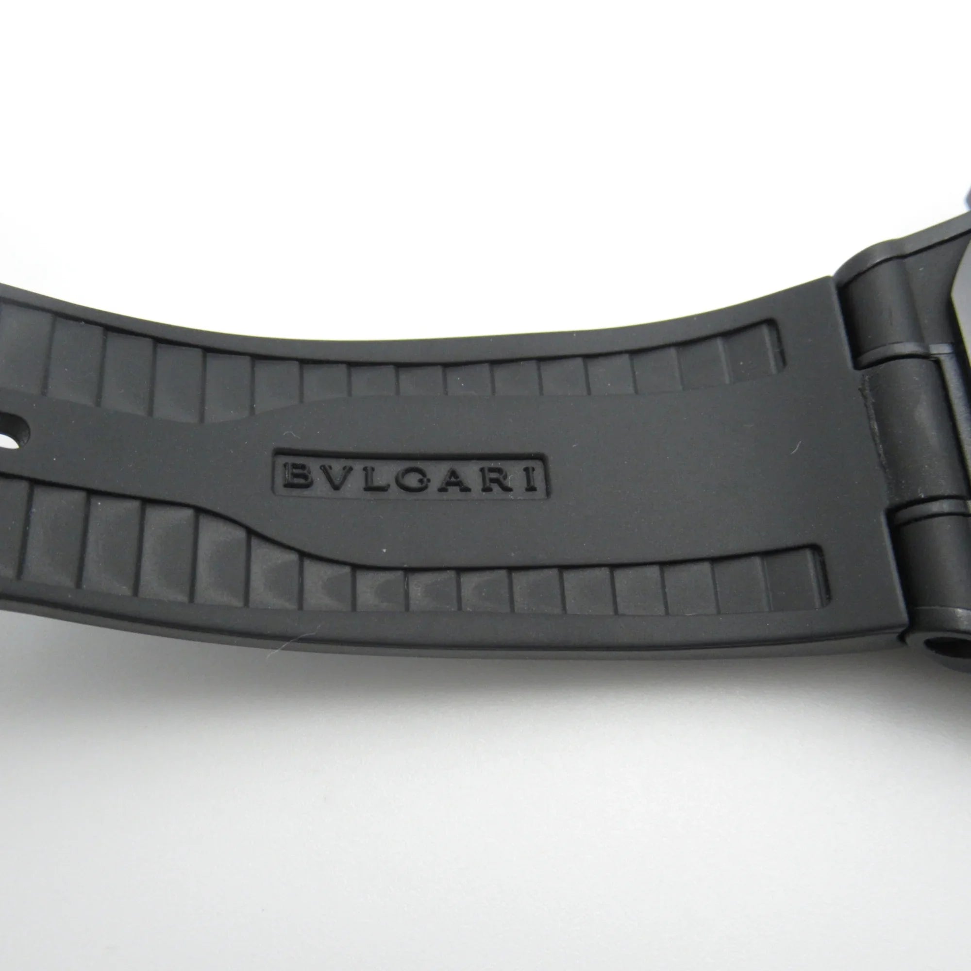 Pre-Owned BVLGARI Diagono Magnesium Chrono Wrist Watch watch Wrist Watch DG42SMCCH Mechanical Automatic Black  Rubber belt mag DG42SMCCH (Good)