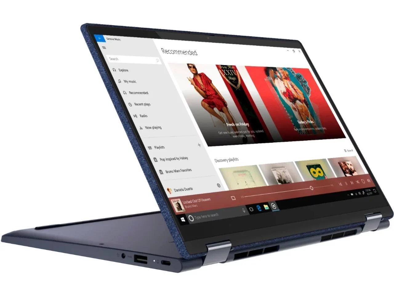 Restored LENOVO 82ND006XCF Yoga 6 13ALC6 13.3" FHD Touchscreen Ryzen 5 5500U 2.1GHz AMD Radeon Graphics 8GB RAM 512GB SSD Win 11 Home Abyss Blue (Refurbished)
