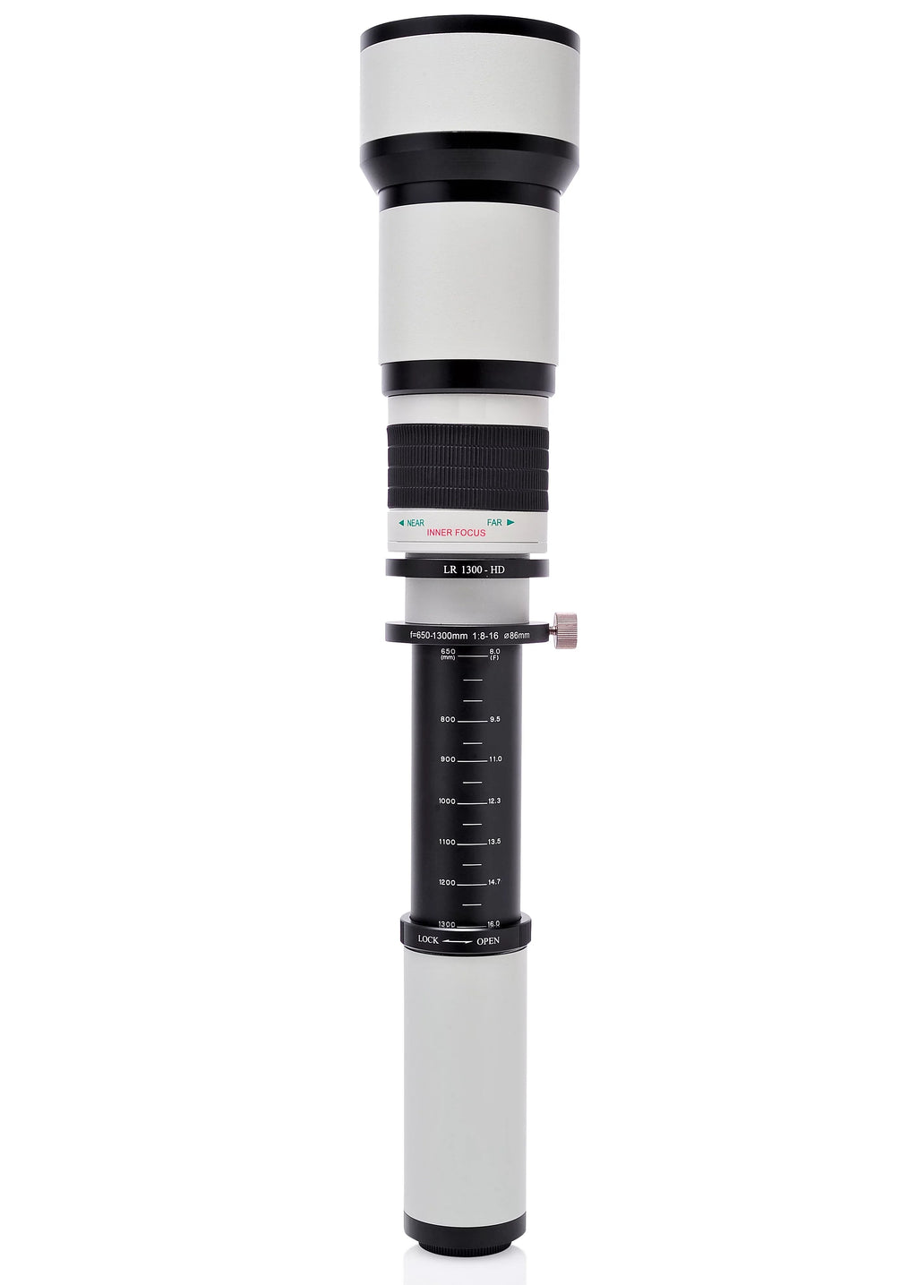 Opteka 650-1300mm High Definition Telephoto Lens for Sony Alpha E-Mount a9, a7r, a7s, a7, a6500, a6300, a6000, a5100, a5000, a3000, NEX-7, NEX-6, NEX-5T, NEX-5N, 5R and 3N Digital Mirrorless Cameras
