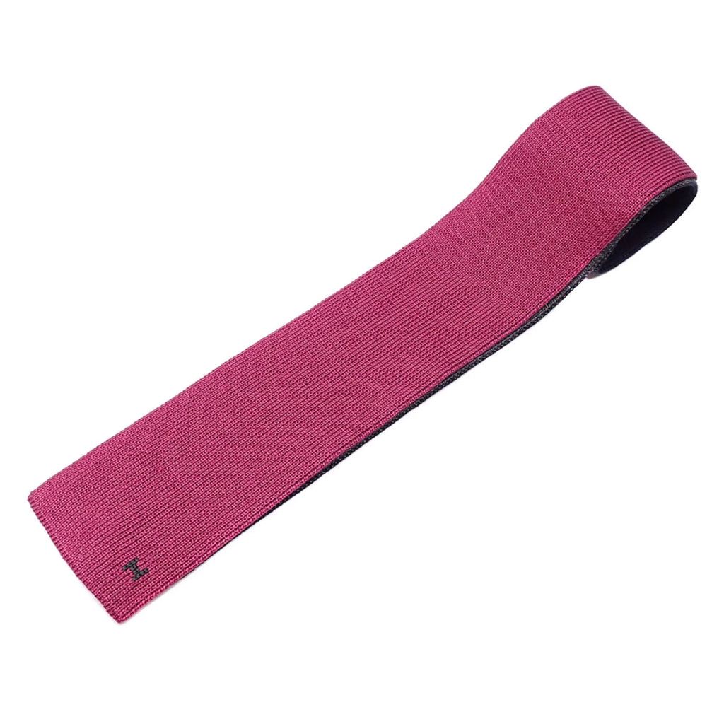 Pre-Owned Hermes Necktie Men's Square End Silk Pink Gray Navy Reversible 042017 (Good)