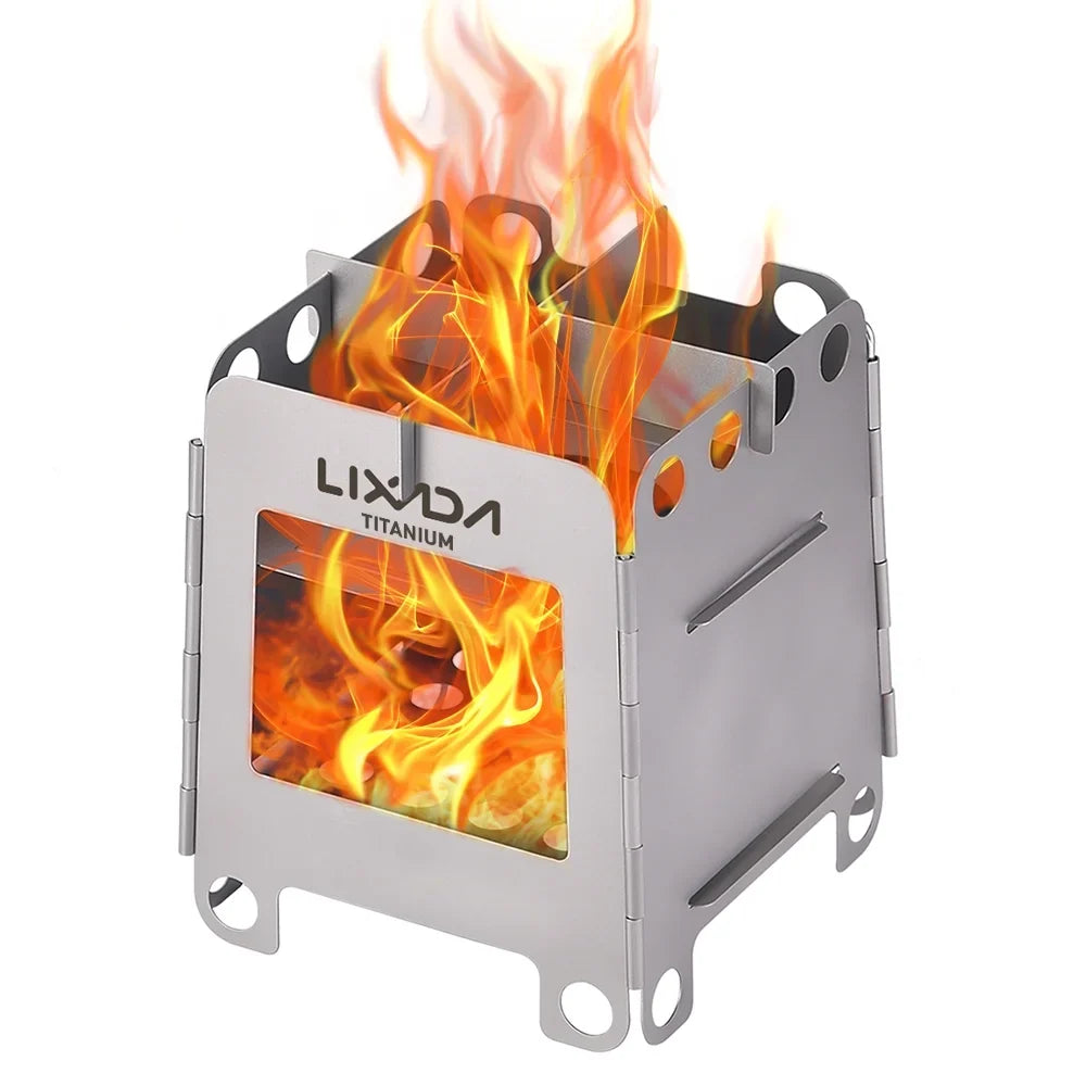 Lixada Outdoor furnace,Wood Stove Portable Stove Wood Stove Pocket Stove Pocket StoveTubbek Huiop Buzhi Picnic.