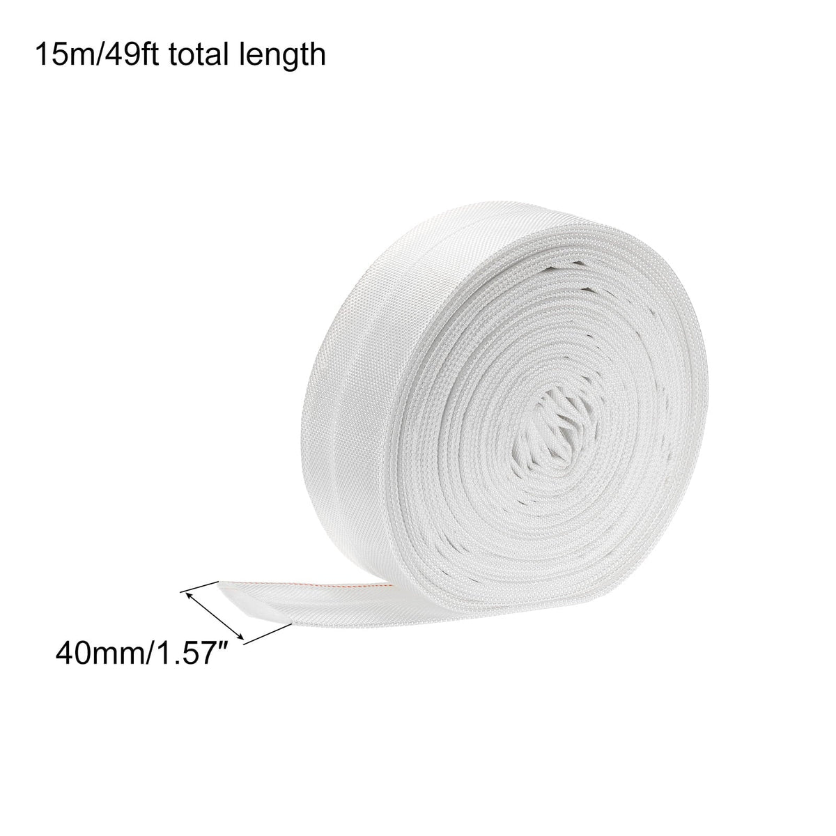 Lightweight Backwash Hose Lay Flat Reinforced Discharge PVC Hose 40mm ID 49ft for Swimming Pool