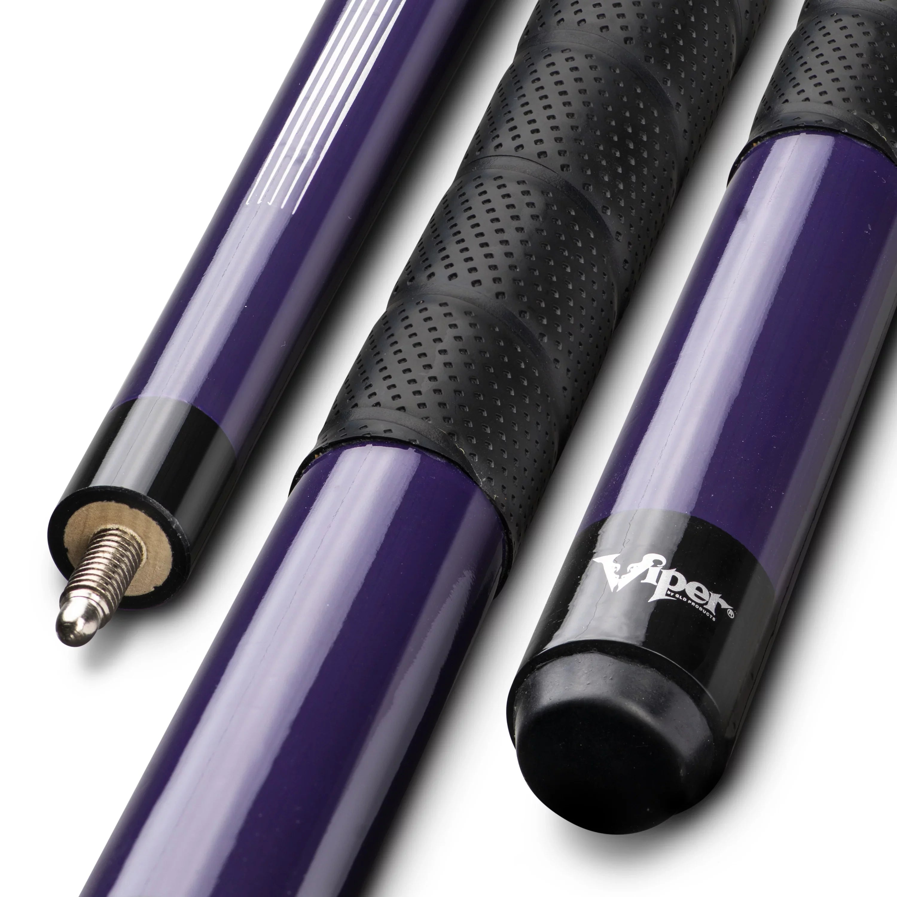 Viper Sure Grip Pro 58" Billiard/Pool Cue, 2 Piece, Purple, 20 Ounce