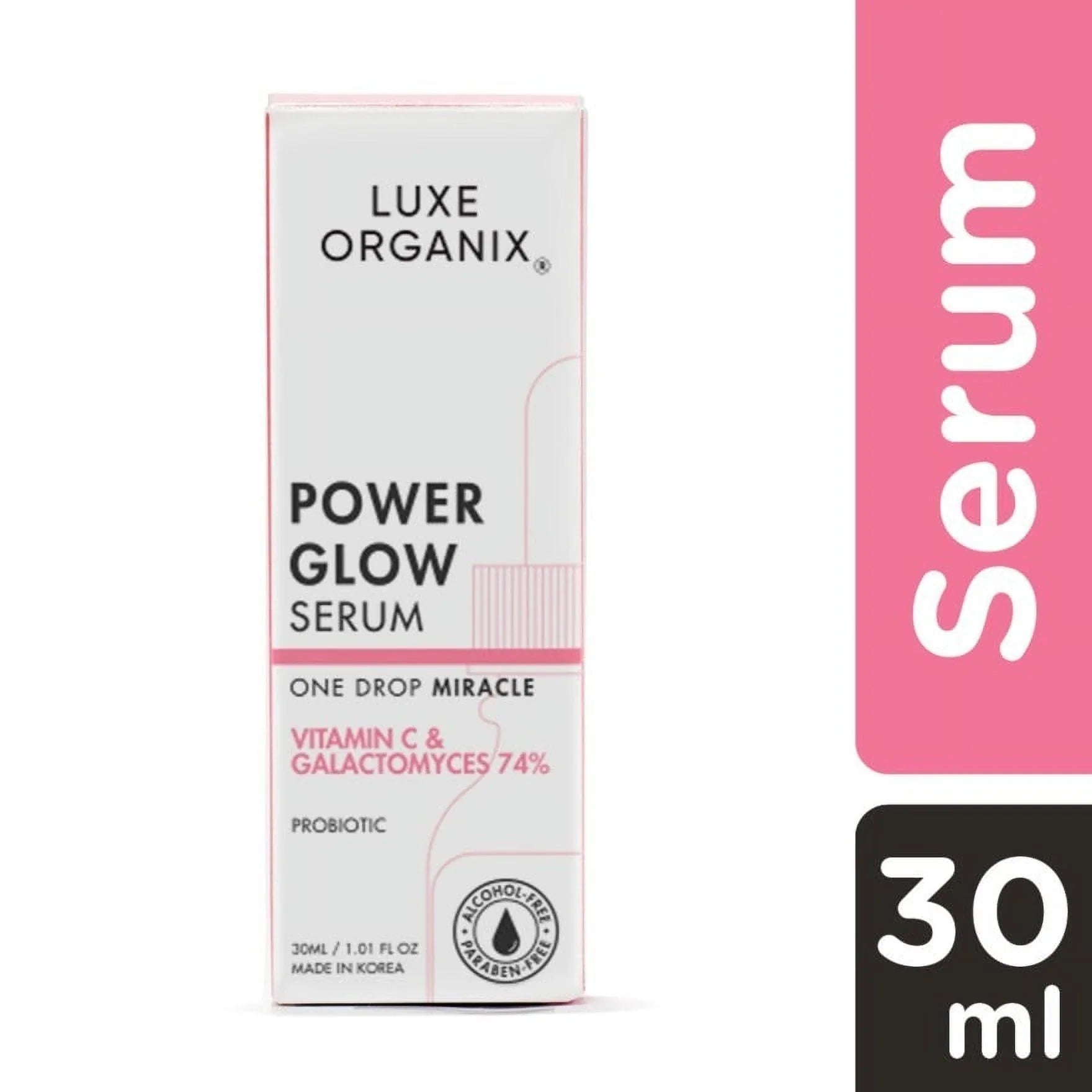 LUXE ORGANIX  POWER GLOW SERUM 30ML