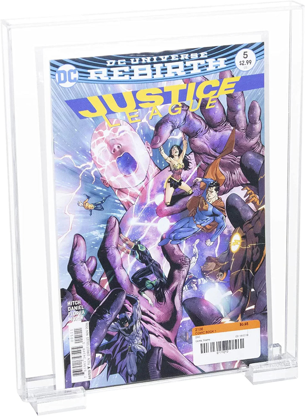 Better Display Cases Clear Acrylic Table Top Display Case for Collectible Magazine or Comic Book (A119)
