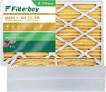Filterbuy 12x24x4 MERV 11 Pleated HVAC AC Furnace Air Filters (3-Pack)