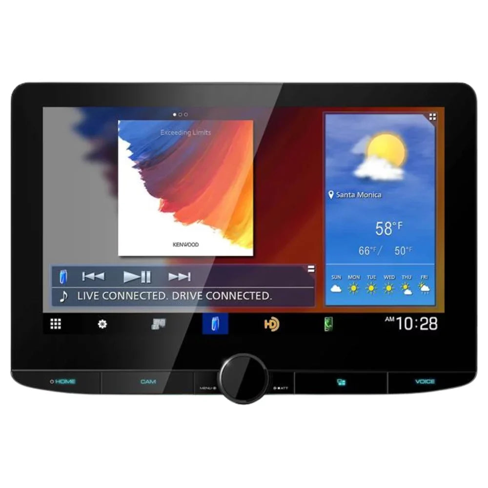 New Kenwood DMX1037S 10.1" Multimedia Receiver and DRV-N520 Full HD Dashboard Camera