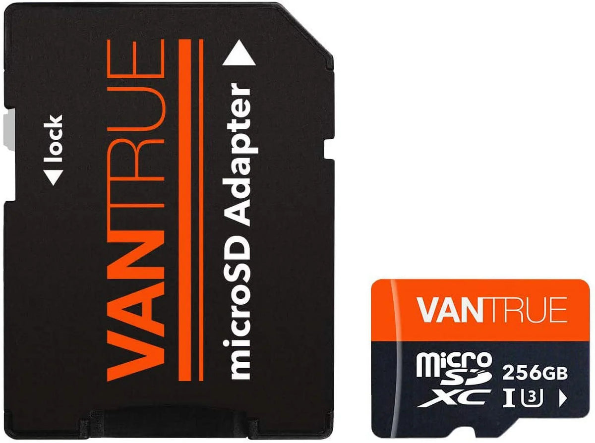 VANTRUE MICROSDXC UHS-I U3 V30 CLASS 10 4K UHD SD CARD (256GB)