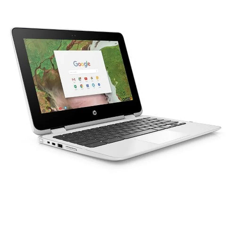 HP Chromebook x360 convertible Laptop, 11.6" HD IPS LED, Touchscreen (multi-touch enabled), Intel Dual-Core N3350, 32GB eMMC, 4GB LPDDR4, Intel HD Graphics 500, Wifi + Bluetooth