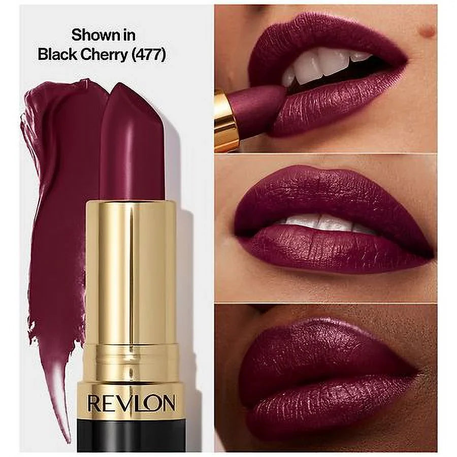 Revlon Super Lustrous  Lipstick, Black Cherry 0.15 oz