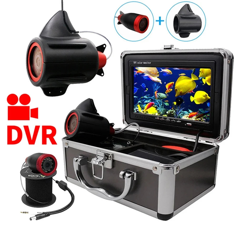 Erchang 7 Inch DVR Underwater Fishing Camera Portable Video Fish Finder for Lake Sea Fishing
