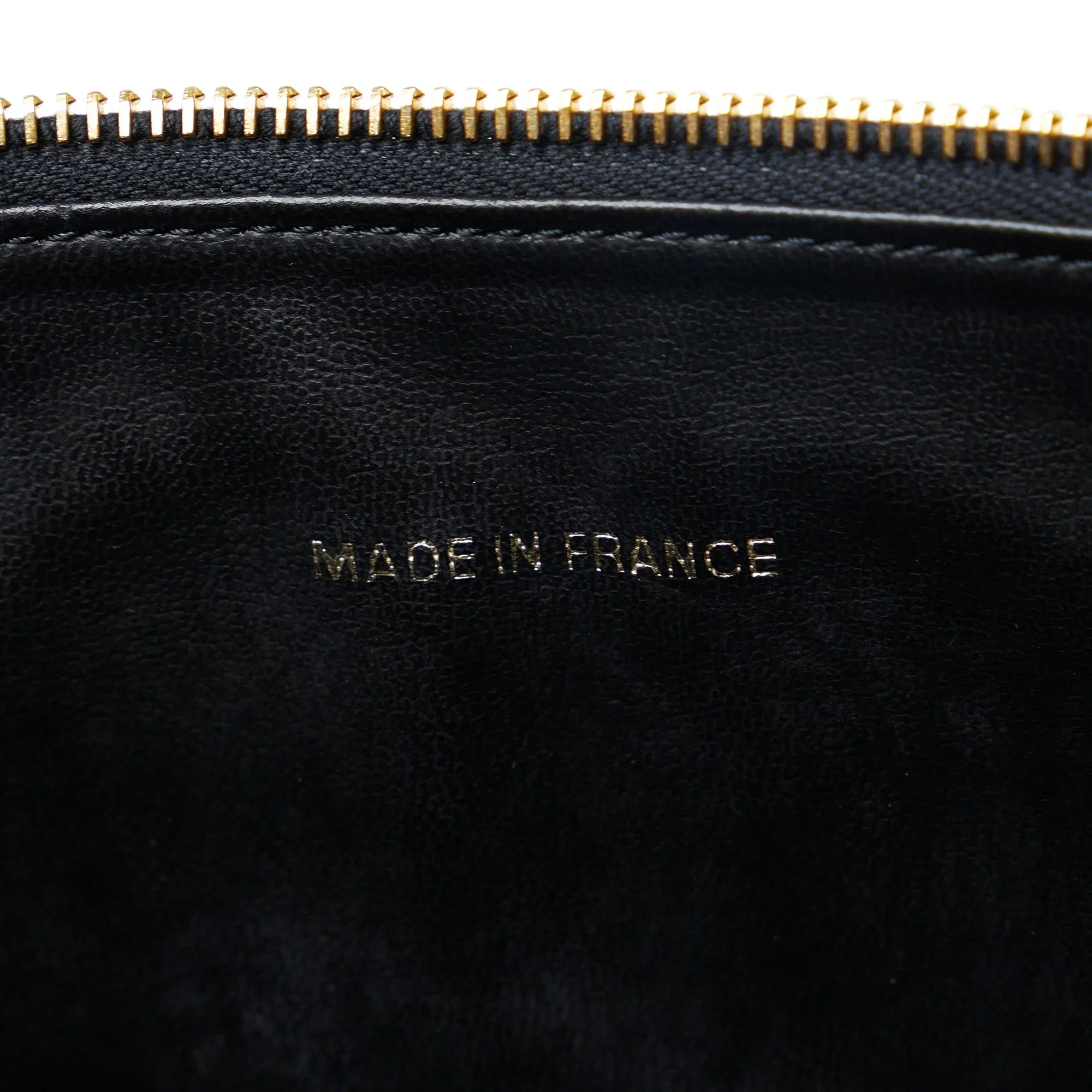 Pre-Owned Authenticated Chanel CC Caviar Vanity Bag Leather Black Unisex (Good)