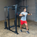 Body-Solid Functional Trainer Attachment with Weight Stacks