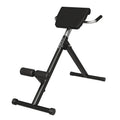 Mikolo Hyperextension Roman Chair, Foldable Exercise Bench with 300LBS Capacity, 9 Adjustable Heights for Strength Training.